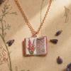 Flower Pendant Necklace Copper 17 Mm 1 Pc