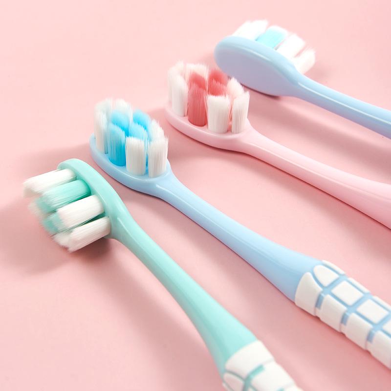 Kejiekejing Ultra-Dense Soft Bristle Toothbrush: 10,000 hair, high-density C1611C fluffy silk petals, small head for gum protection.