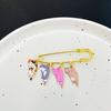 Creative Cat Enamel Pins Cute Cat Breast Brooch Black and White Orange Grey Pink Cat Pins Lapel Badge Animal Jewelry Gifts