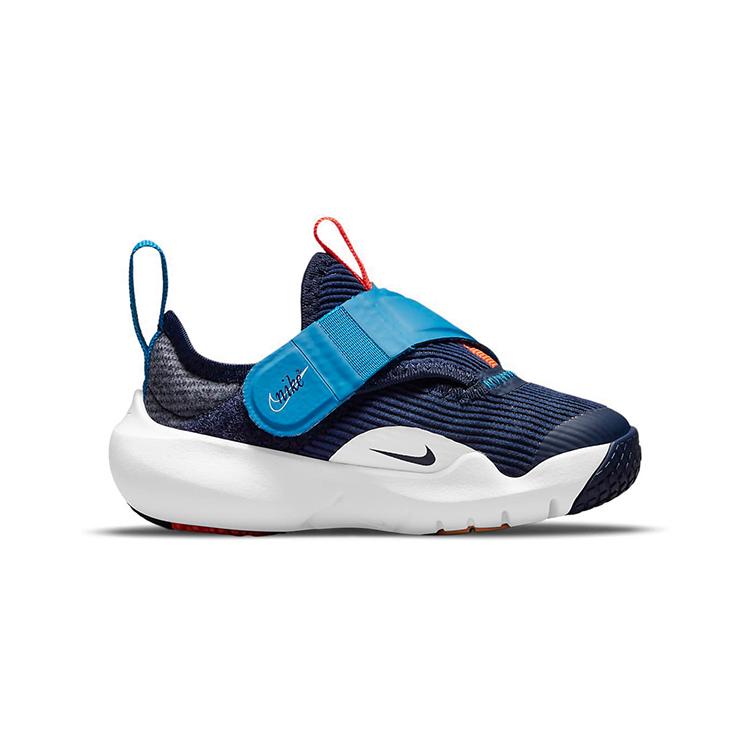 Nike Flex Advance Hook and loop Low top Running Shoes Blue Orange Infant And Toddler DB3539-400