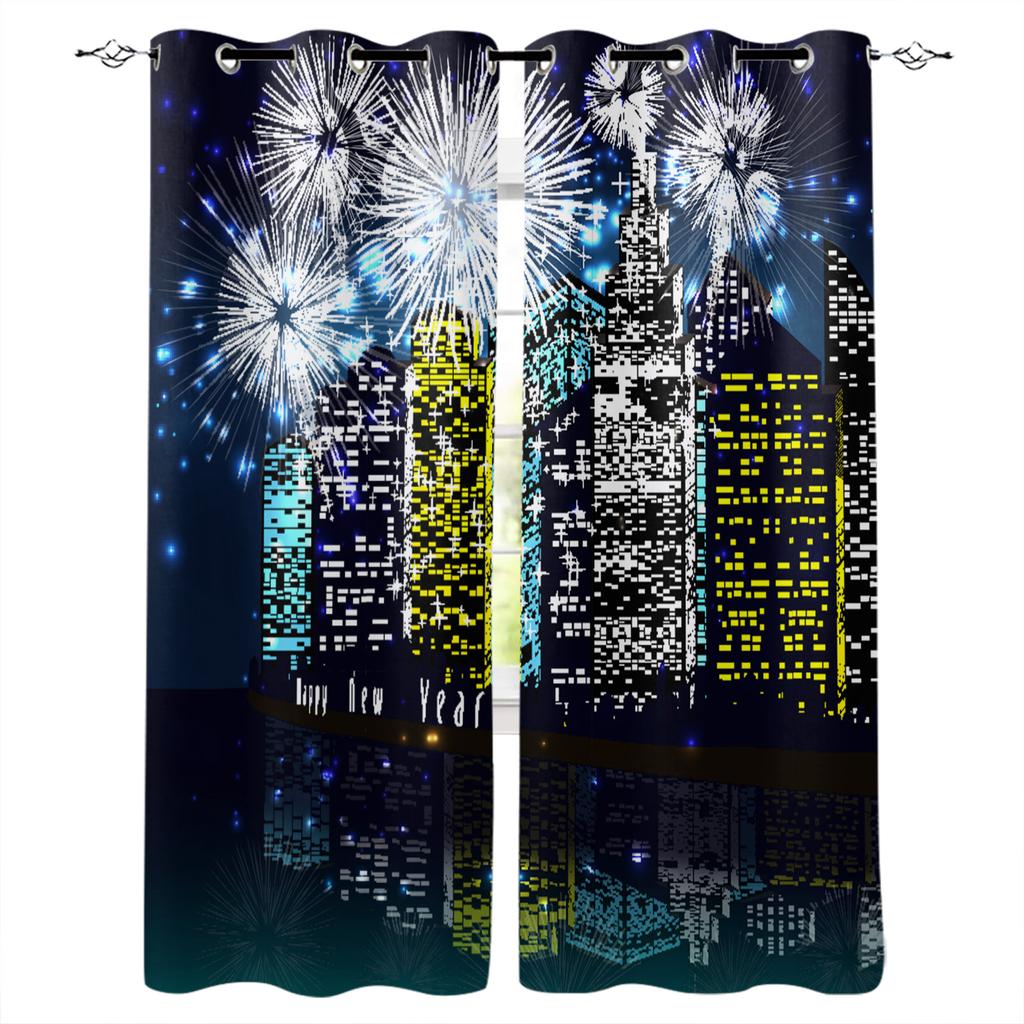 Goldenes Muster Schwarzer Hintergrund Luxus-Vorhänge für Zuhause Wohnaccessoires Wohnzimmer Schlafzimmer Maßgeschneiderte Vorhänge