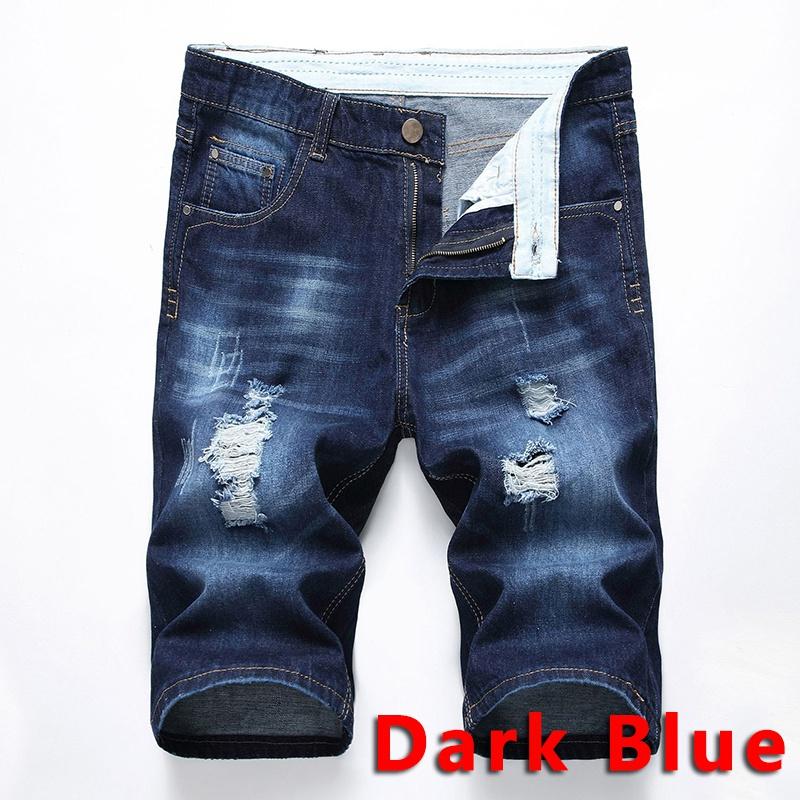 Casual Men Denim Shorts Pants Men Summer and Autumn Fashion Retro Style Jeans Shorts