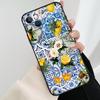 Capa de Telefone Limão Mediterrâneo Para iPhone 17 Pro Max 14 13 12 11 15 16 Pro Max mini 16 15 Plus 16e 17 Air Cover