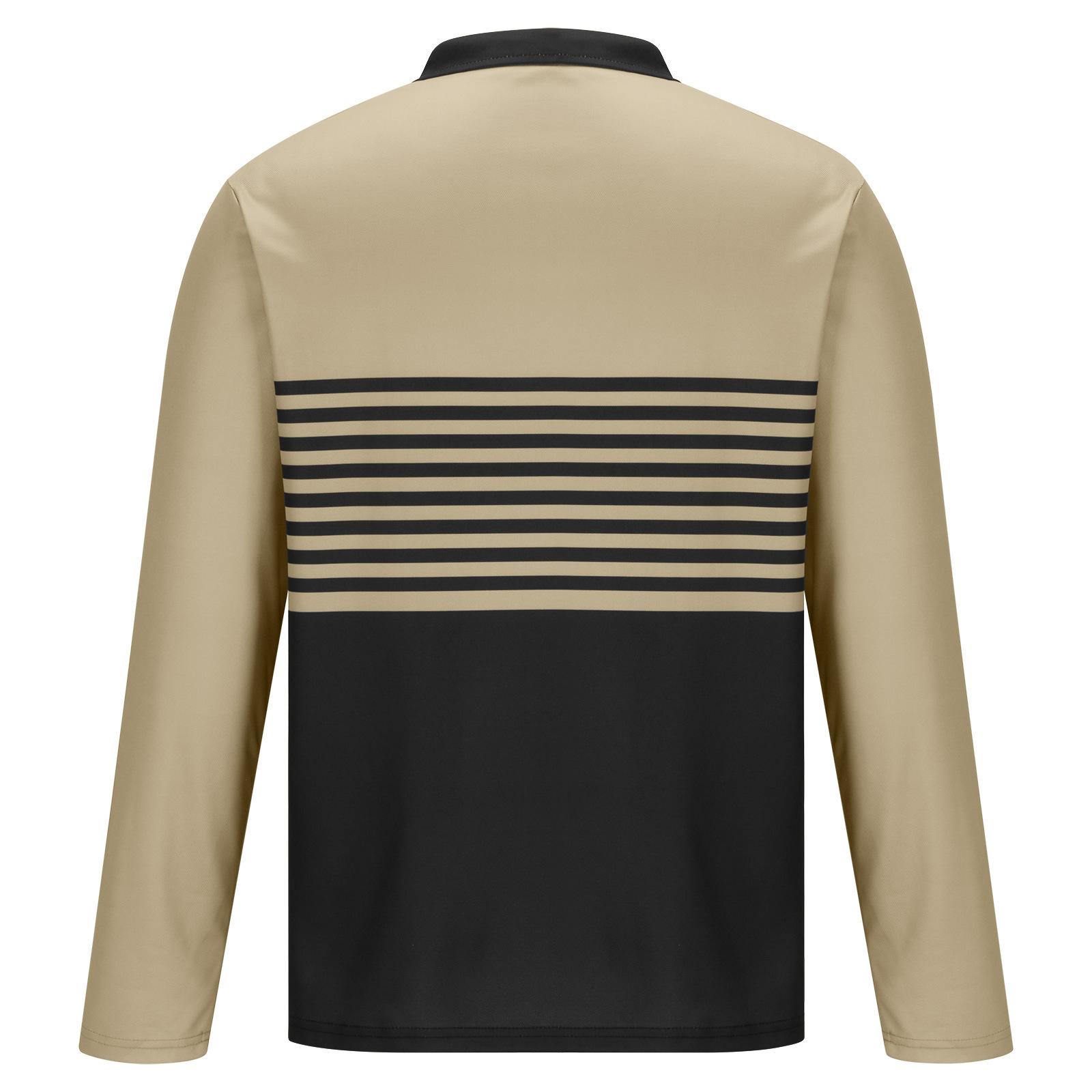 Модная мужская рубашка поло с карманом — фото 9