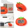 Digital Kitchen Timer with Magnetic Attachment Large Display Timer Tomato Shaped Timer for Cooking Exercise and Study