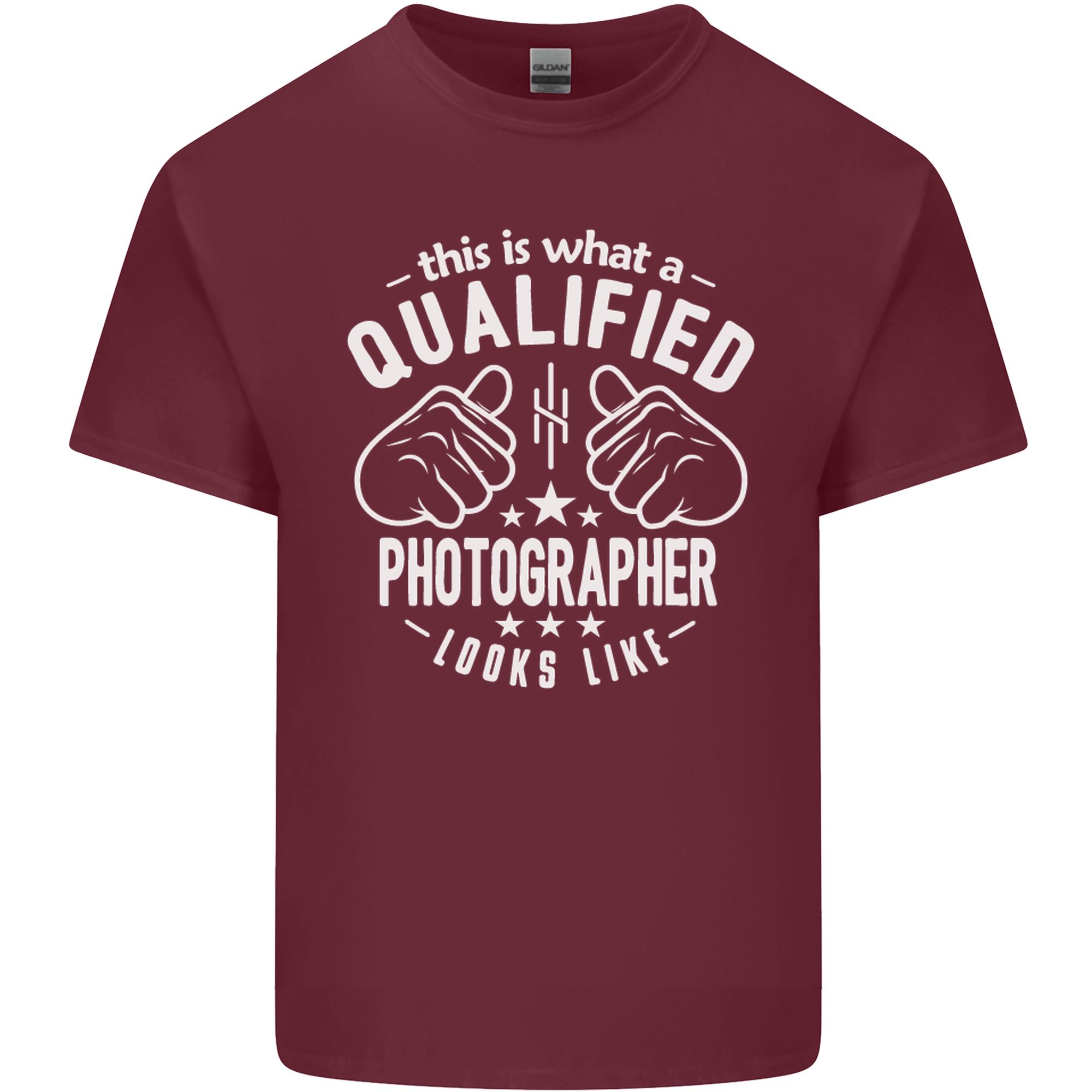 A Qualified Photographer Looks Like Unisexs Light Cotton TShirt S
