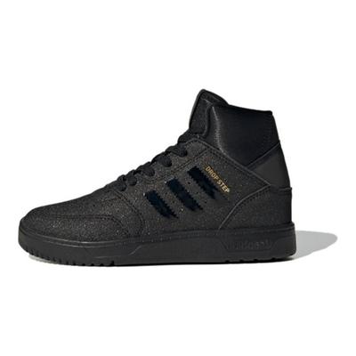 Originály Drop Step 360 C Odolné Protišmykové Ľahké Detské Skate Topánky s Vysokým Zvrškom Detské Skate Topánky Čierne FW3155