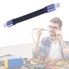 PD 100W USB 3.2 Data Cable 20V 5A USB3.2 USB C To Type C Short Cable 8K 60Hz Fast Charge Short USB Cord Wire for SSD Power Bank