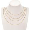 Women's Exquisite Stainless Steel Collarbone Necklace with Bead Clasp - Fashionable Titanium Snake Chain