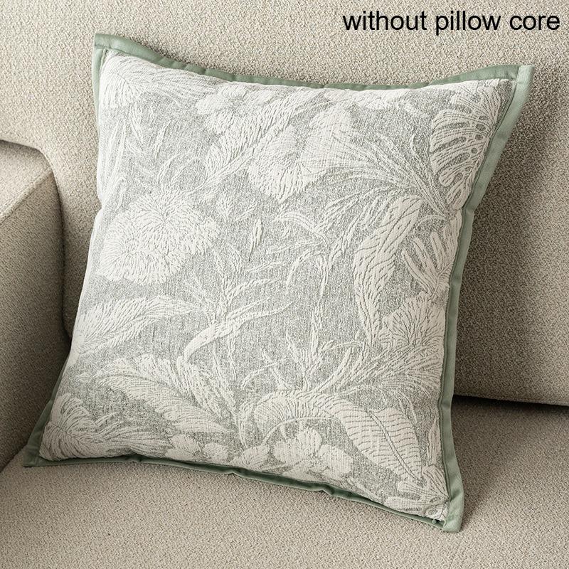 

Elegant and Luxurious Jacquard Sofa Cushion Cover Chenier Bed Cushion Cover Soft Comfortable Home Decoration Without Pillow Core 40x40cm