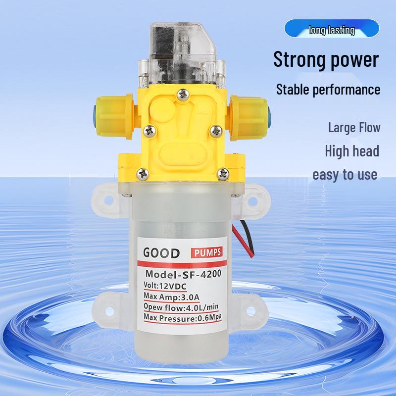 12V High-Pressure Electric Diaphragm Pump for Car Washing