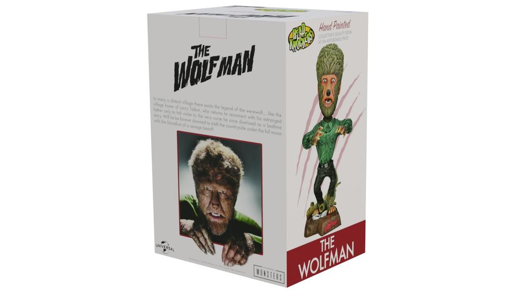 NECA Universal Monsters Head Knocker Wolfman 20cm