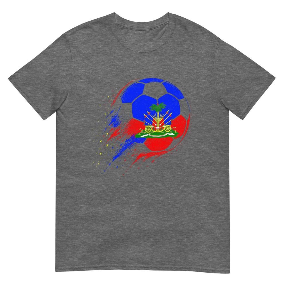 Haiti Ball Haitian Flag Pride Goal Player TShirt