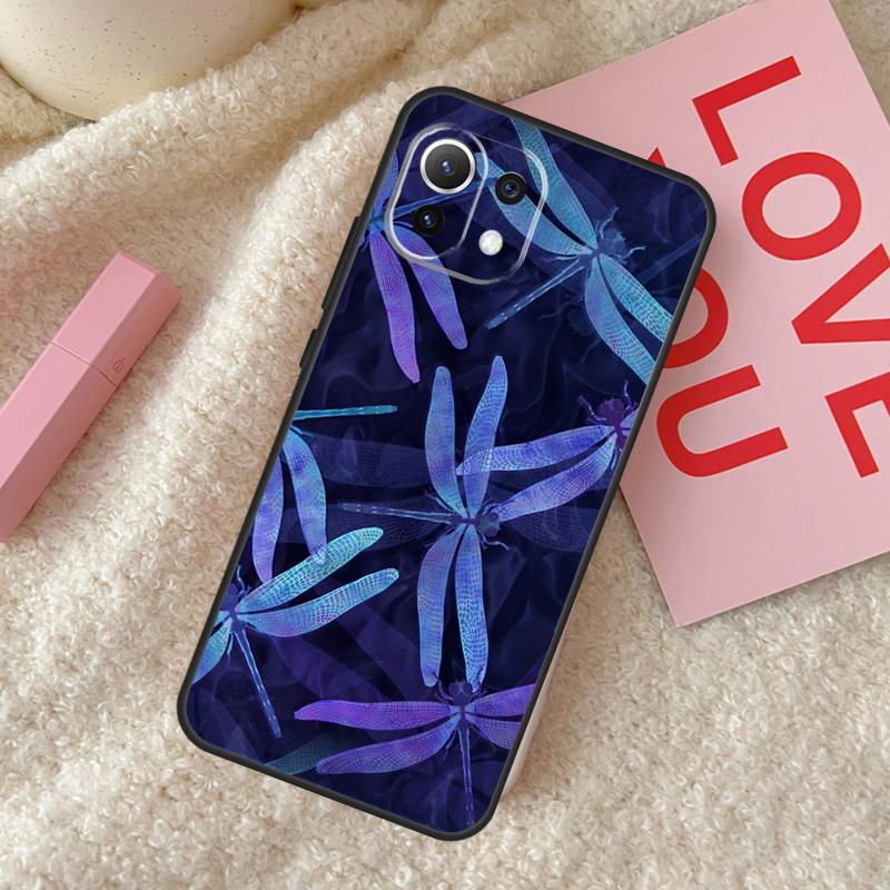 Luxury Dragonfly Case For Xiaomi 17 Pro Max 14 15 Ultra 13T 14T 15T Pro POCO X7 X3 X5 X6 F5 F6 F7 F8 Pro Cover