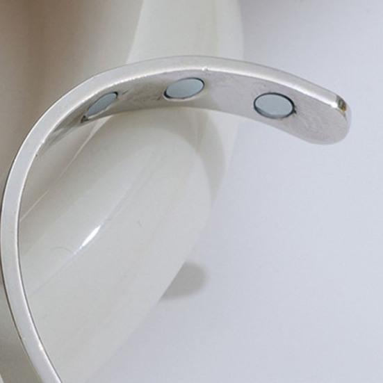 Bracelet Flexible Open Design Fits Any Finger Magnetic Loop with 6 Neodymium Magnets Hand Shape Adjustable Ring