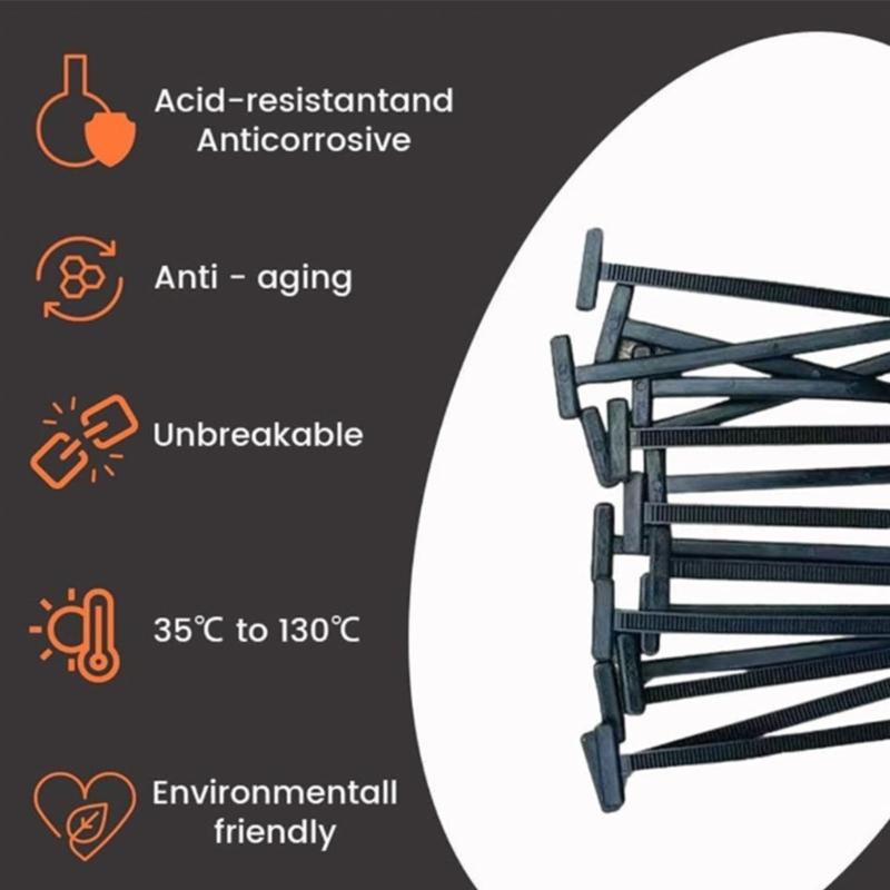 20/50/100Pcs Nylon Universals Cable Tie Buckle Cable Ties Enduring Locking Zip Tie Straps For Mudguard Plate Trunk