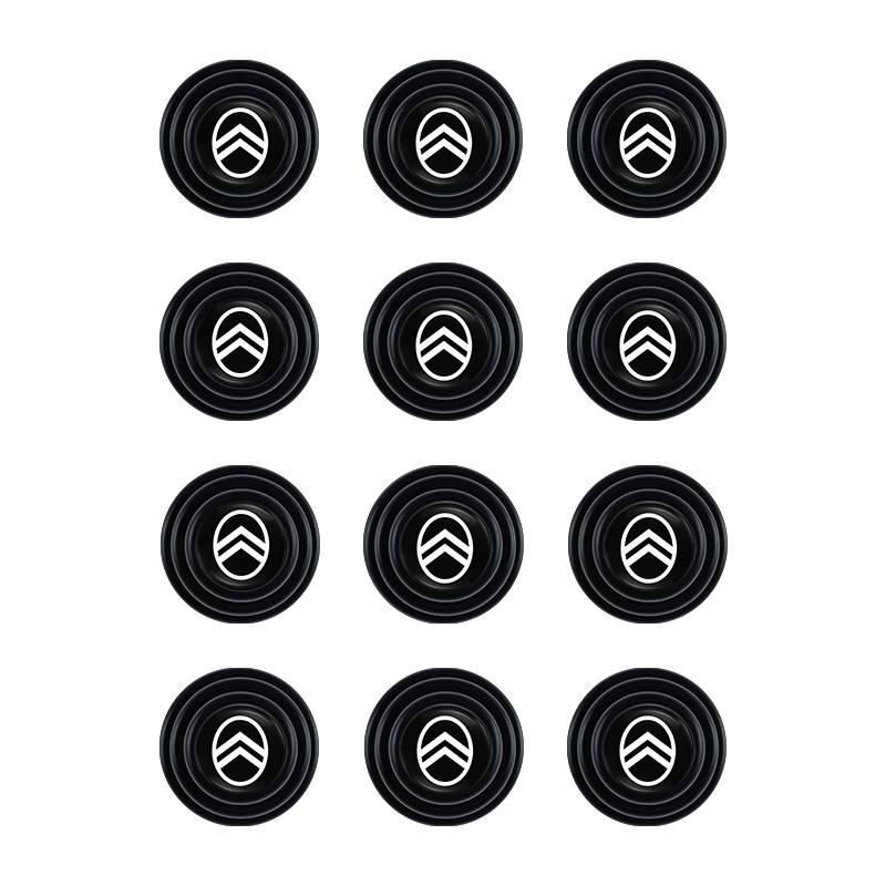 ALB1 Car Door Shock Absorber Protection Sticker Accessories For Citroen Celysee C6 C3 C5 C1 C2 C4 Aircross Picasso Cactus Saxo Grand