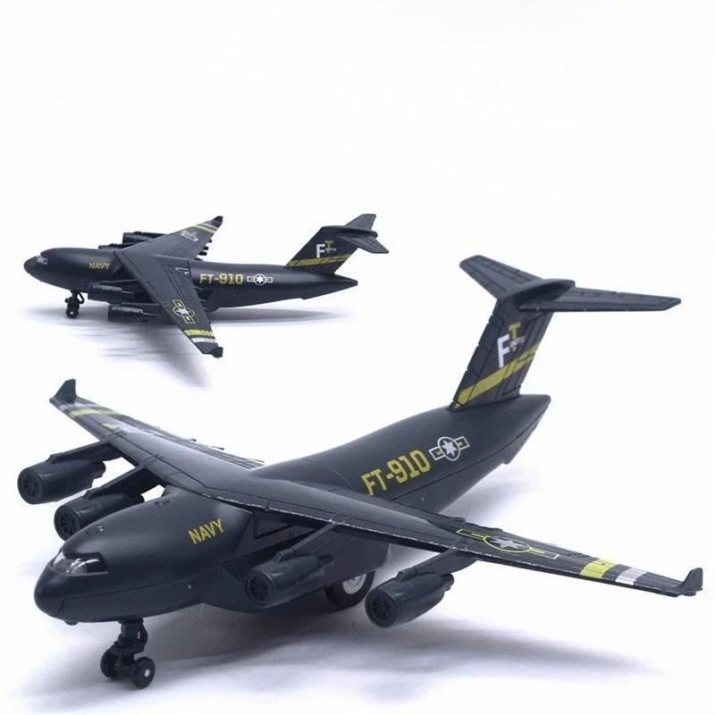 22Cm Alloy Aircraft Model C-17 Transport Belt Display Aerial Mid Plane Model Lighting Music Toy