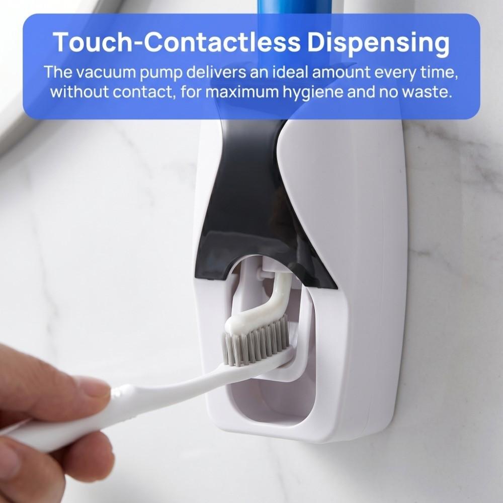 Dust-Proof Toothpaste Dispenser Plastic Toothpaste Squeezer Bathroom Washroom