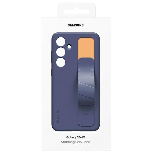 Samsung Case Ef-Gs721Cnegww S24 Fes721 Blue Black Standing Grip Case