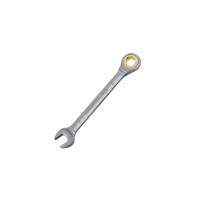 

1 шт. Трещоточный гаечный ключ Метрический комбинированный гаечный ключ Открытый конец и Инструмент для гаечных ключей 8mm