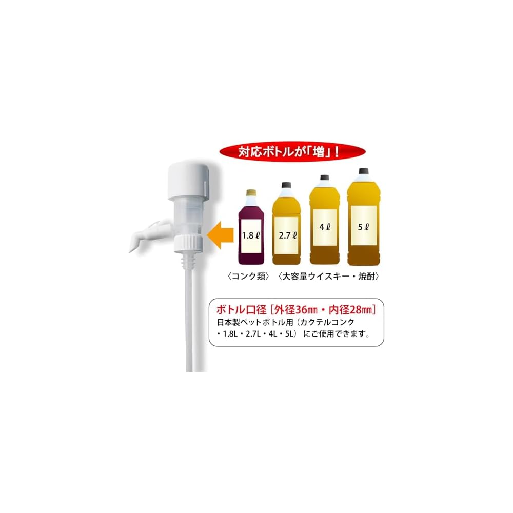 Suntory Marketing Ichioshi-kun Plus 2-Pack, Made in Japan, 15ml & 30ml, One-Push Dispenser for