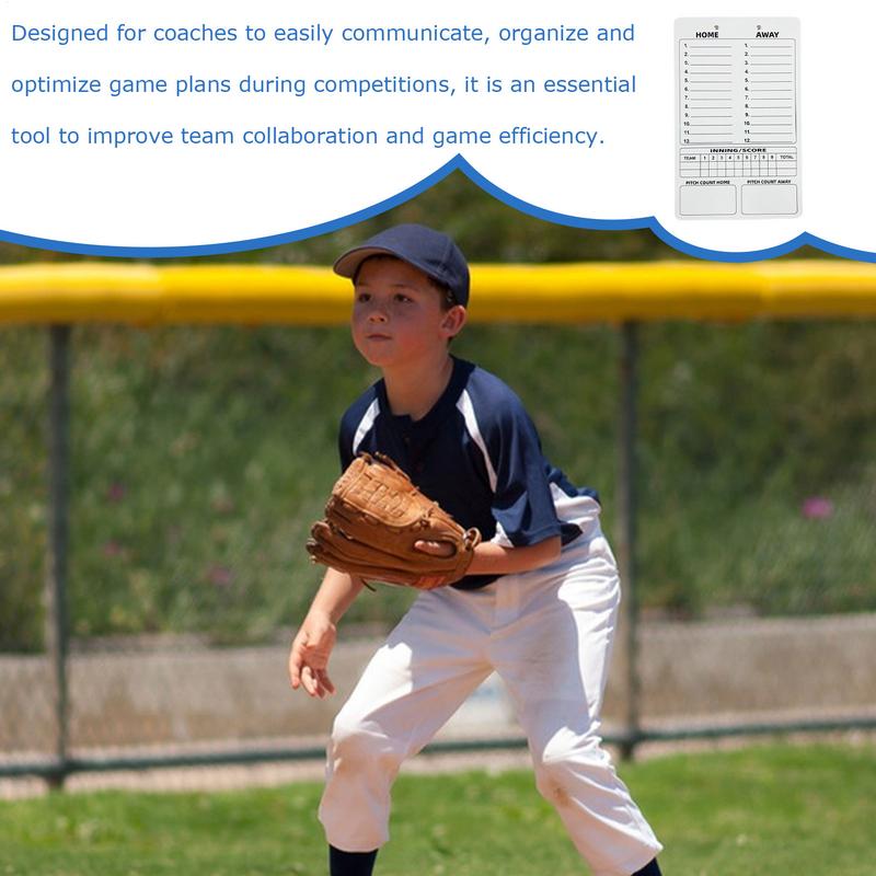 Baseball Clipboard For Coaches Double-Sided Baseball Whiteboard With Erasable Pen Softball Coaching Equipment Double-sided Ball CN