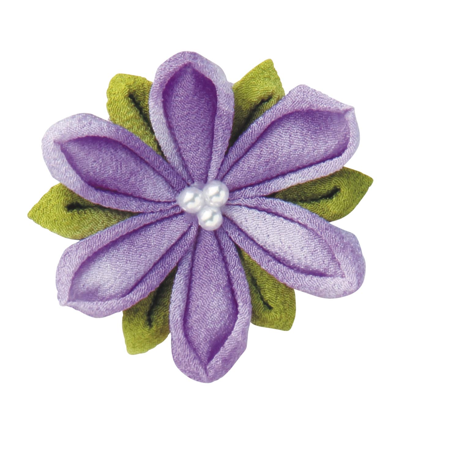 

Olympus Thread First Tsumami Zaiku Clematis H6 x W6 x Kit, Brooch, D2cm, OLY-TZ4C