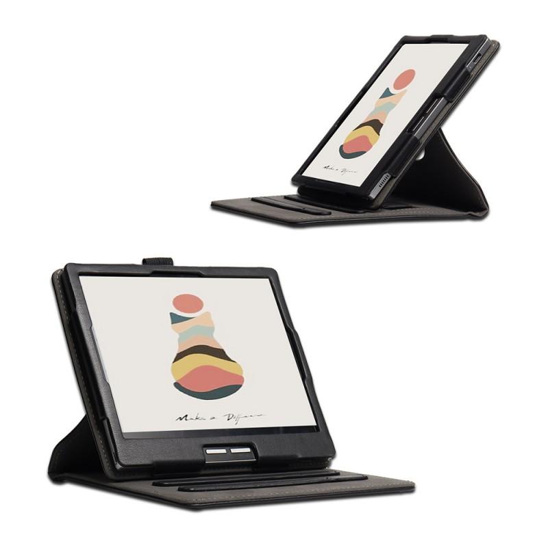 7-inch E-Ink Tablet Case Onyx Boox Leaf 2 3 3C Go Color Full Coverage PU Leather Shell With Stand Function