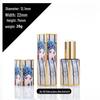 Peking Opera Gold Lipstick Tube with 3D Relief & Magnetic Closure, Square Case 12.1