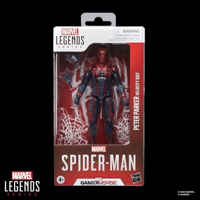 Hasbro - Spider-Man Marvel Legends Gamerverse - Figurine Peter Parker Velocity Suit 15 cm