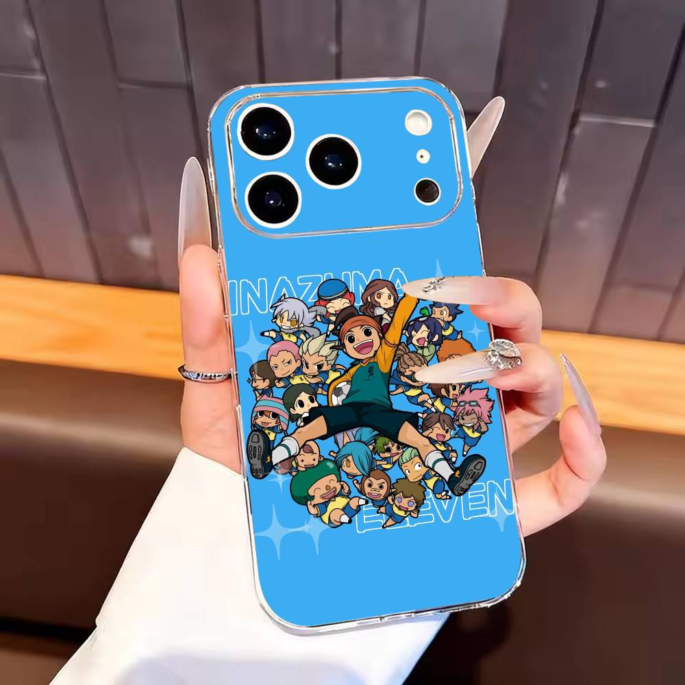 

Football I-InazumaS Eleven 11 Phone Case For iPhone17,16,15,14,13,12,11 Plus,Pro Max Soft Transparent Cover iPhone17PRO
