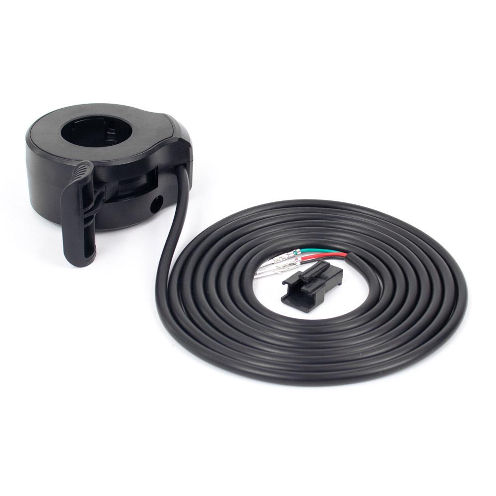 130X Electric Bike Thumb Throttle Accelerator for EBike 12V-72V Throttles 3 Pin Waterproof Speed Control Finger Throttle Grip