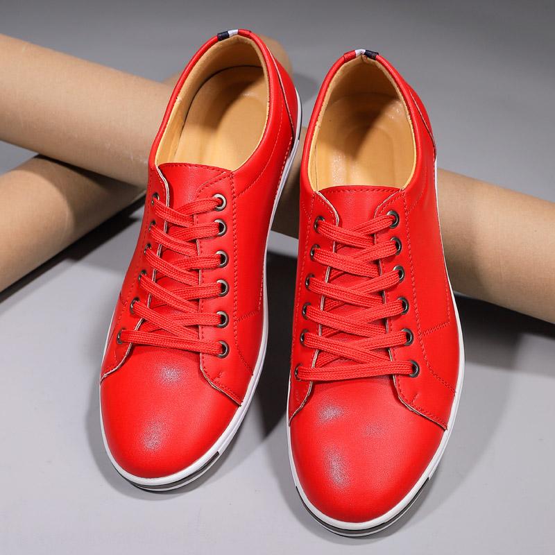 Fashionable men's leather shoes size 2025+48 casual, fashionable, simple, designer breathable classic tight fitting sports shoes