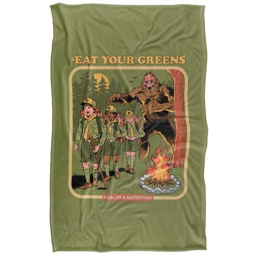 Steven Rhodes Eat Your Greens Soft Touch Blanket