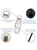 Travel UmbrellaCompact Lightweight Portable Automatic Strong Waterproof Folding Umbrellas With 6 Rib Reinforced Auto Open Close
