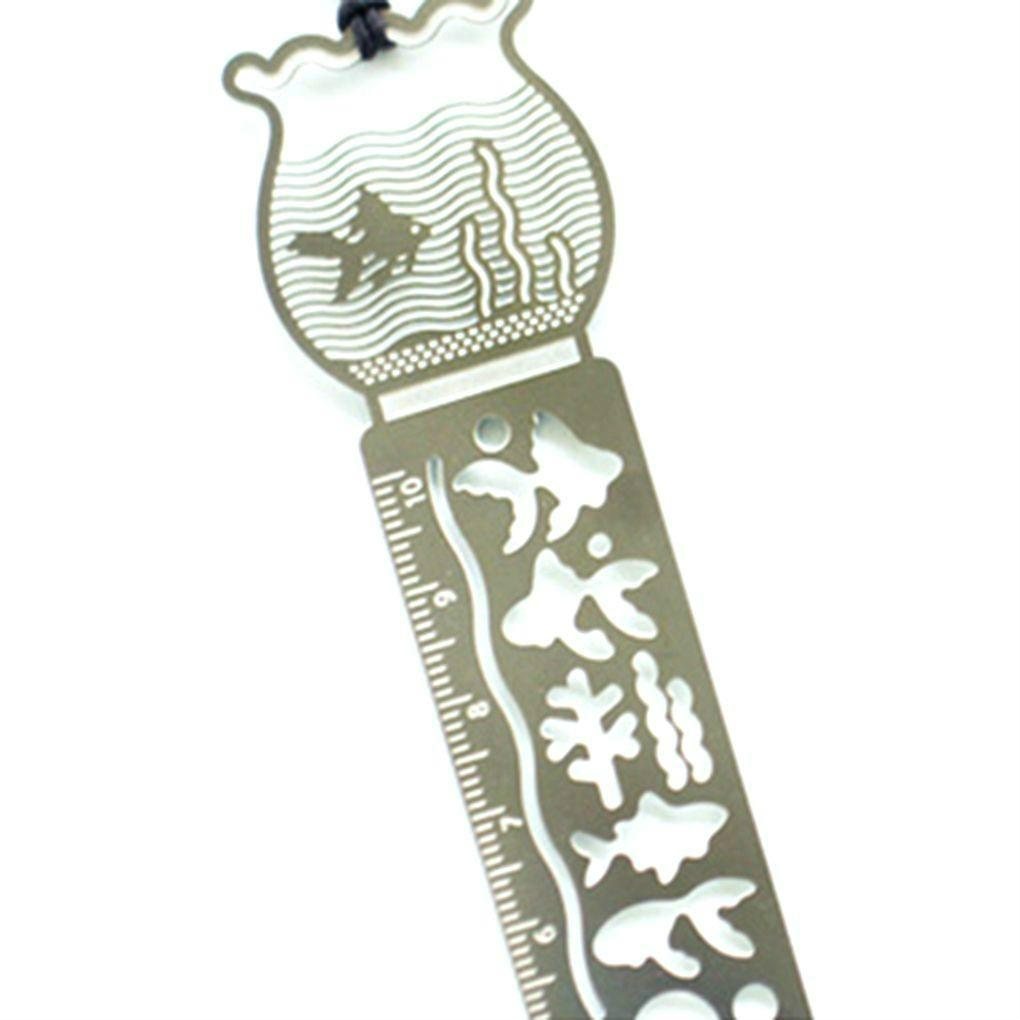 

Видовлена ​​металева закладка зі шкалою подвійної мірної лінійки Канцелярські шкільні канцелярські товари 4