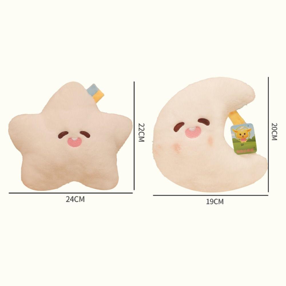8 Inches Moon Star Doll Moon Star Sleeping Pillow Delicate Plush Toy