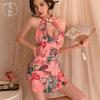 Large Size Erotic Underwear Split Fork Waist Sexy Cheongsam Sleeveless Couple Teasing Retro Erotic Cheongsam Free
