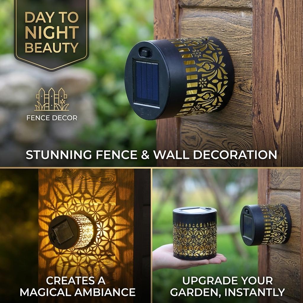 1/2/4PCS Solar-Powered peony Lantern Light Wall Lamp Outdoor Garden Patio Walkway Decorations Lighting for Garden Decor