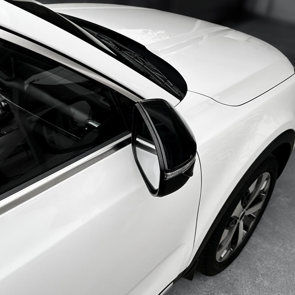 For Kia Telluride 2020-2025 2pcs Bright Black Side Door Rearview Mirror Cover Trim Accessories LHD/RHD