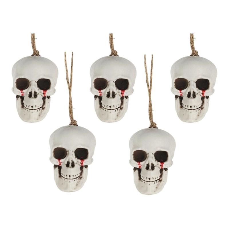 Dripping Skeleton Ornament With Halloween Ornament For Dining Room Porch Theme