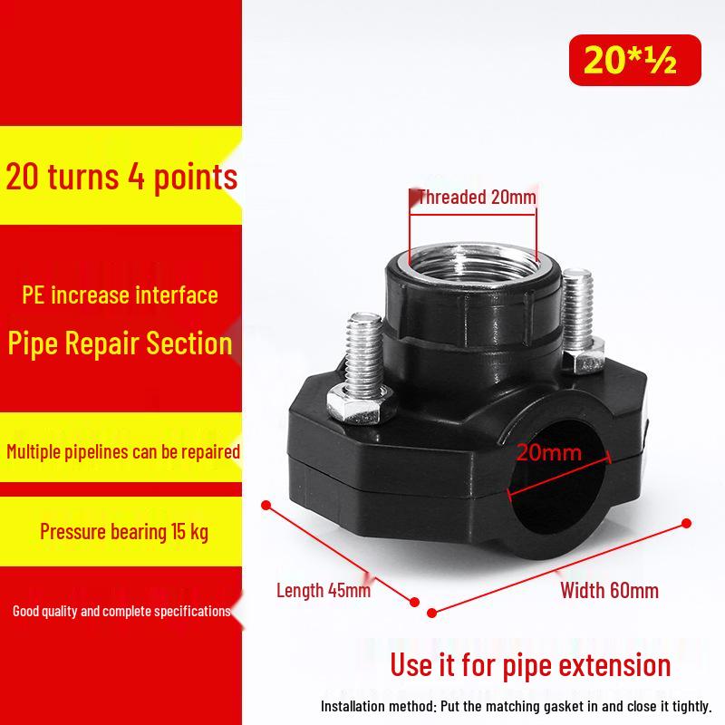 Аварийный зажим для ремонта труб ППР для быстрого устранения протечек ПВХ труб