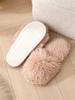 Women's 2024 Fuzzy Open-Toe Slippers – Spring & Autumn Candy Colors