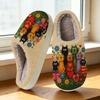 Casual Cotton Shoes - Cute Cartoon Home Slippers for Both Men and Women