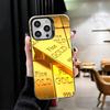 Fine Gold Pattern Printing Soft Phone Case for iPhone 15 16 17 Pro Max 17Air 16E 14 Plus 13 12 Mini Shockproof Cover Back Shell