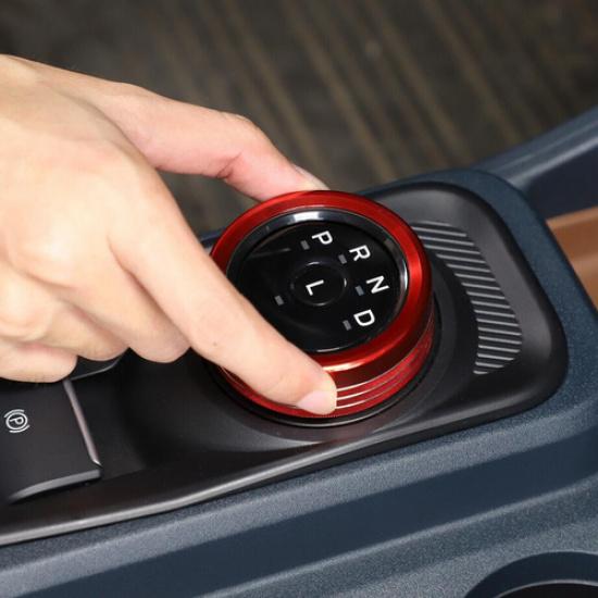 Car Gear Shift Switch Knob Trim Ring For Ford Maverick -2025 Accessories Red