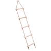 Kids Climbing Wooden Rope Ladder for Kids Wooden Swing Outdoor Game Toy 5-level Ladder Playground Indoor Kids Climbing Toys
