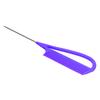 Hair Highlighting Tail Comb AntiStatic Hair Styling Comb for Barber Salon Home(Purple )