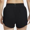 Nike Aeroswift Pure Color Mid-Waist With Lining Casual Shorts Women Bottoms Black FN2329-010